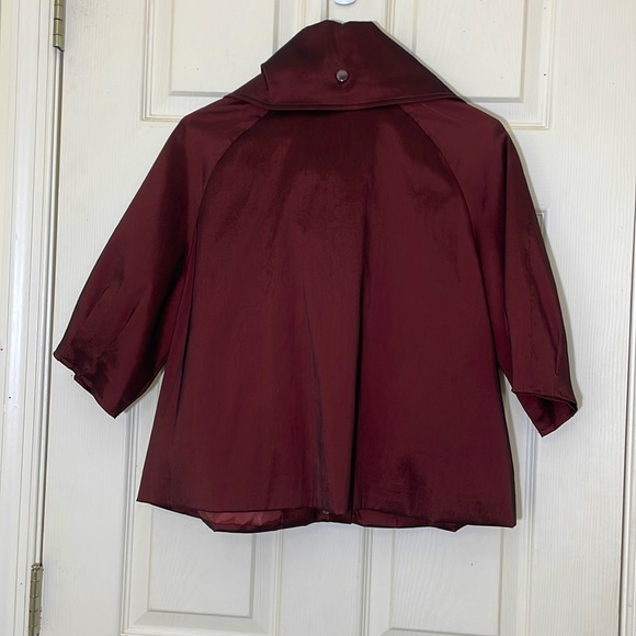 NWT Samuel Dong Stylish Dress Jacket in Metallic Brown Size Large - Picture 6 of 9